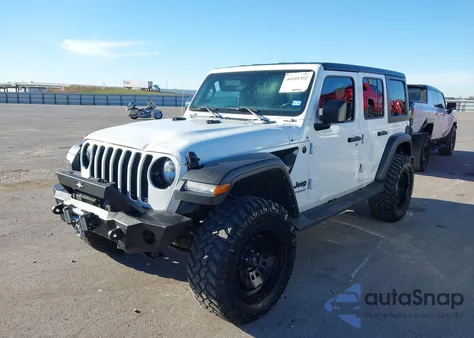 2020 Jeep Wrangler Unlimited Sahara Altitude 4X4 from USA, damaged, VIN 1C4HJXEG3LW200693